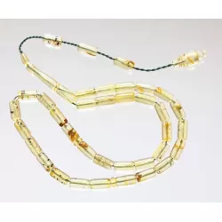 Islamic 33 BARREL Prayer BALTIC AMBER Beads Muslim Rosary