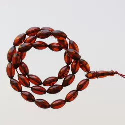 Islamic 33 Baltic amber Prayer OLIVE beads