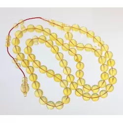 Islamic 66 ROUND Baltic amber Prayer 10mm beads