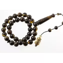 Islamic 33 Prayer ROUND Baltic amber 10MM beads