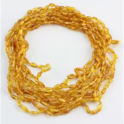 10 Honey BEANS Baltic amber adult wholesale necklaces 51cm