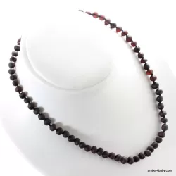 Cherry Baroque Baltic Amber Necklace for Adults
