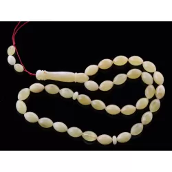 Islamic 33 OLIVE Prayer BALTIC AMBER 7MM Beads Muslim Rosary