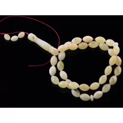 Islamic 33 OLIVE Prayer BALTIC AMBER 7MM Beads Muslim Rosary