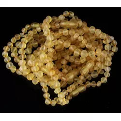 10 Raw Lemon BAROQUE Baltic Amber Bracelet 21cm
