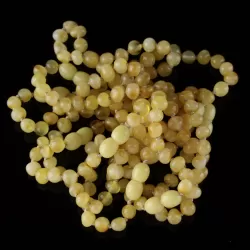 10 Butter BAROQUE Baltic amber teething bracelets 14cm