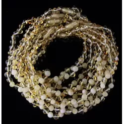 10 BAROQUE Baltic amber teething necklaces 33cm