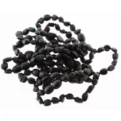 10 Raw Cherry BEANS Baltic amber teething Baby bracelets 14cm