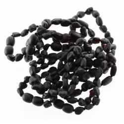 10 Raw Cherry BEANS Baltic amber teething Baby bracelets 14cm