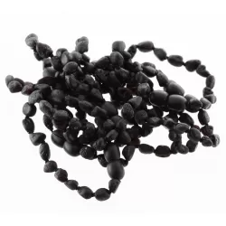 10 Raw Cherry BEANS Baltic amber teething Baby bracelets 14cm
