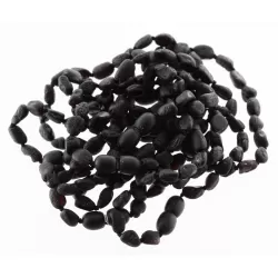 10 Raw Cherry BEANS Baltic amber teething Baby bracelets 16cm