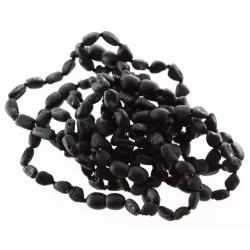 10 Raw Cherry BEANS Baltic amber teething Baby bracelets 16cm