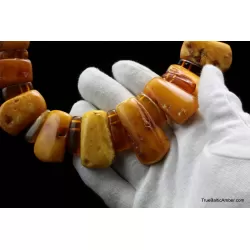 Exclusive vintage pieces Baltic amber choker 60cm