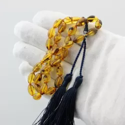Islamic 33 Baltic amber Prayer OLIVE beads