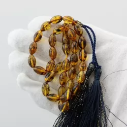 Islamic 33 Baltic amber Prayer OLIVE beads