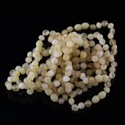 10 Raw Milk Olives Baltic Amber Bracelets 19cm