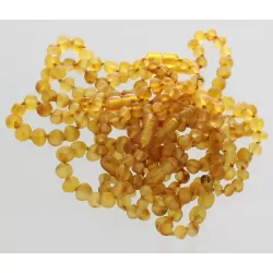 10 Raw Honey BAROQUE Baltic Amber Bracelet 19cm