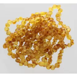 10 Raw Honey BAROQUE Baltic Amber Bracelet 19cm
