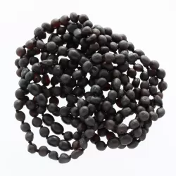 10 Raw Cherry Olives Baltic Amber Bracelets 22cm