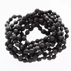 8 Raw Cherry Olives Baltic Amber Bracelets 22cm