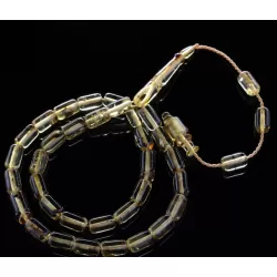 Islamic 33 BARREL Prayer BALTIC AMBER Beads Muslim Rosary