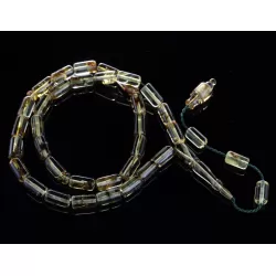 Islamic 33 BARREL Prayer BALTIC AMBER Beads Muslim Rosary