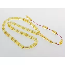 Islamic 33 BARREL Prayer BALTIC AMBER Beads Muslim Rosary