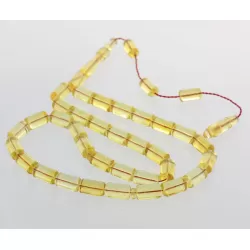 Islamic 33 BARREL Prayer BALTIC AMBER Beads Muslim Rosary