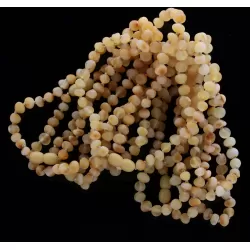 10 Raw Butter Baltic Amber Anklets 25cm