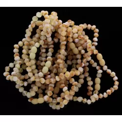 10 Raw Butter Baltic Amber Anklets 25cm