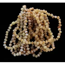 10 Raw Butter Baltic Amber Anklets 25cm