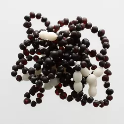 10 Raw Cherry BAROQUE Baltic amber teething bracelets 14cm