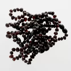 10 Raw Cherry BAROQUE Baltic amber teething bracelets 14cm