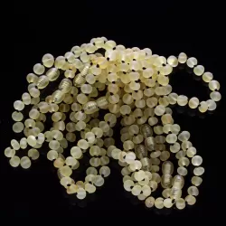 10 Raw Lemon BAROQUE Baltic Amber Bracelet 21cm