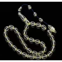 Islamic 33 Prayer OLIVE Baltic amber beads rosary