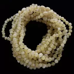 10 Pop Milk BROQUE Baby teething Baltic amber necklaces 28cm