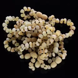 10 Raw Butter BAROQUE Baltic amber teething bracelets 14cm