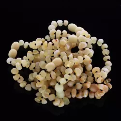 10 Raw Butter BAROQUE Baltic amber teething bracelets 14cm