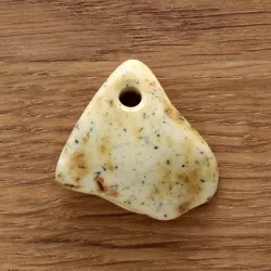 Baltic Amber Medallion pendant with hole