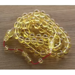 Islamic 66 ROUND Baltic amber Prayer 10mm beads
