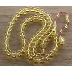Islamic 66 ROUND Baltic amber Prayer 10mm beads