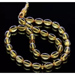Islamic 33 Prayer OLIVE Baltic amber beads rosary