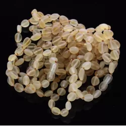 10 Raw Honey BEANS Baltic amber adult bracelets 19cm