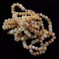 10 Raw Big Butter BAROQUE Baltic amber teething bracelets 14cm