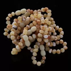 10 Raw Big Butter BAROQUE Baltic amber teething bracelets 14cm