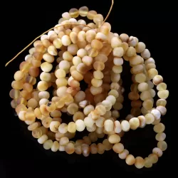 10 Raw BAROQUE Baltic amber adult stretch bracelets 19cm