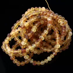10 Raw Honey BAROQUE Baltic amber adult stretch bracelets 19cm