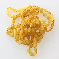 10 Raw Honey BEANS Baltic amber teething bracelets 14cm