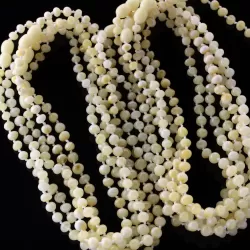 5 Milk BAROQUE Baby teething Baltic amber necklaces 33cm