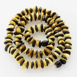 Multi CHIPS Baltic amber necklace 47cm